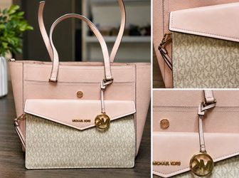 Michael Kors Tate and pouch/wristlet