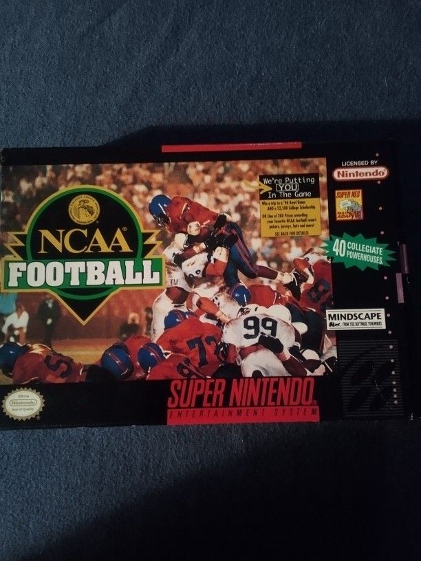NCAA Football Super Nintendo