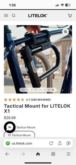 Litelok X1 Tactical Mount