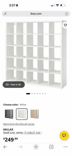 IKEA KALLAX 5x5 Shelf Unit - White