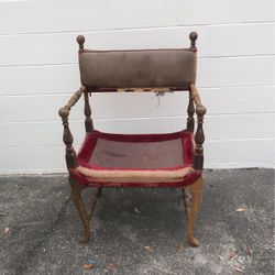 Early 19th Century  Gothic Revival Chair Very Rare Unique 