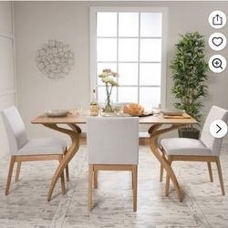 Mid century Dining Table + 4 Chairs