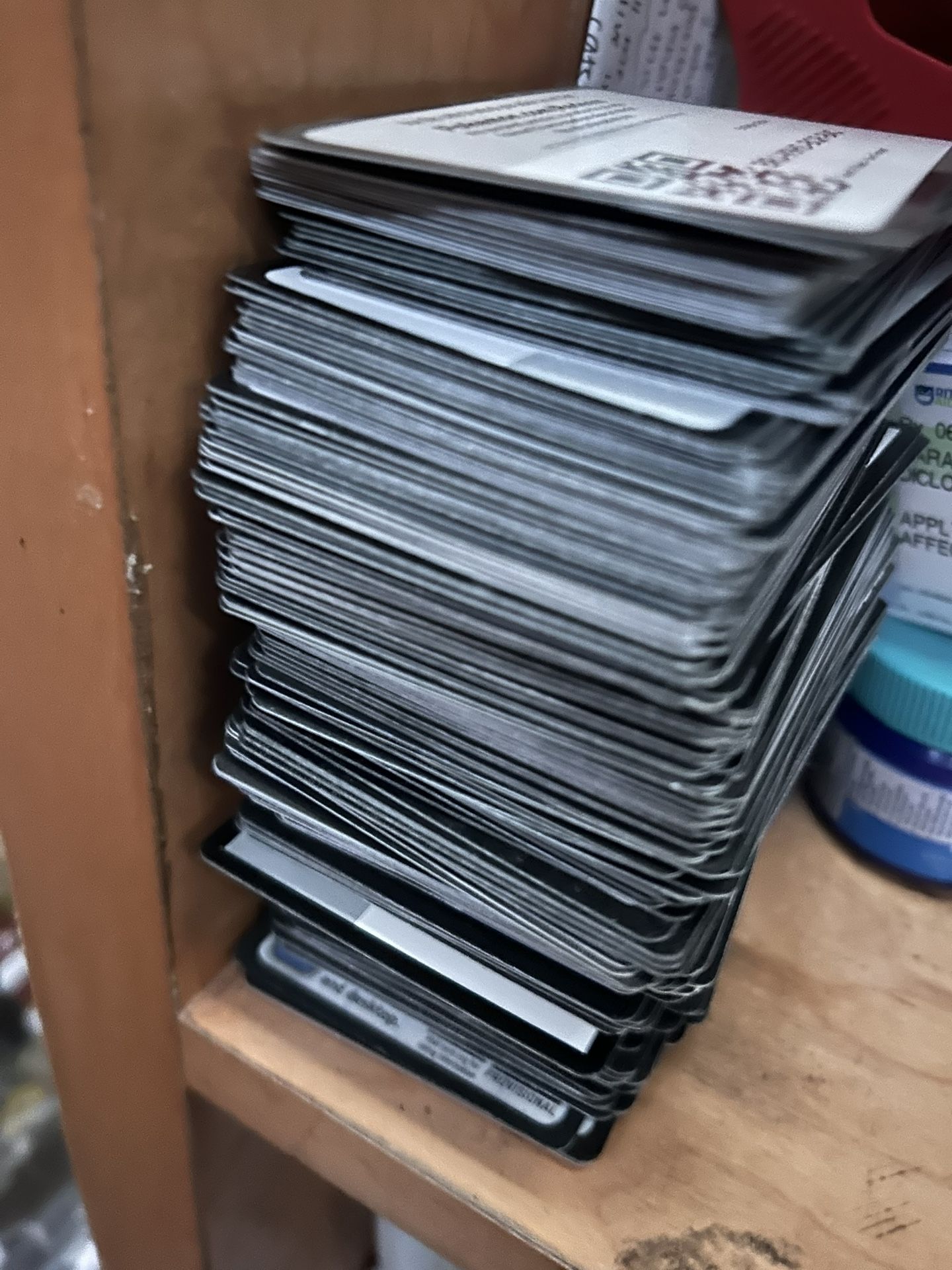 Approximately 500 Pokemon QR Code Cards