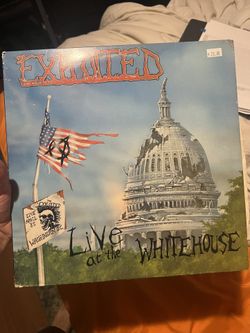 The Exploited Live At Washington Vinyl Record