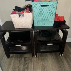 Two Nightstands or storage