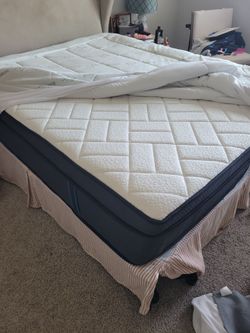 Queen Mattress and Frame
