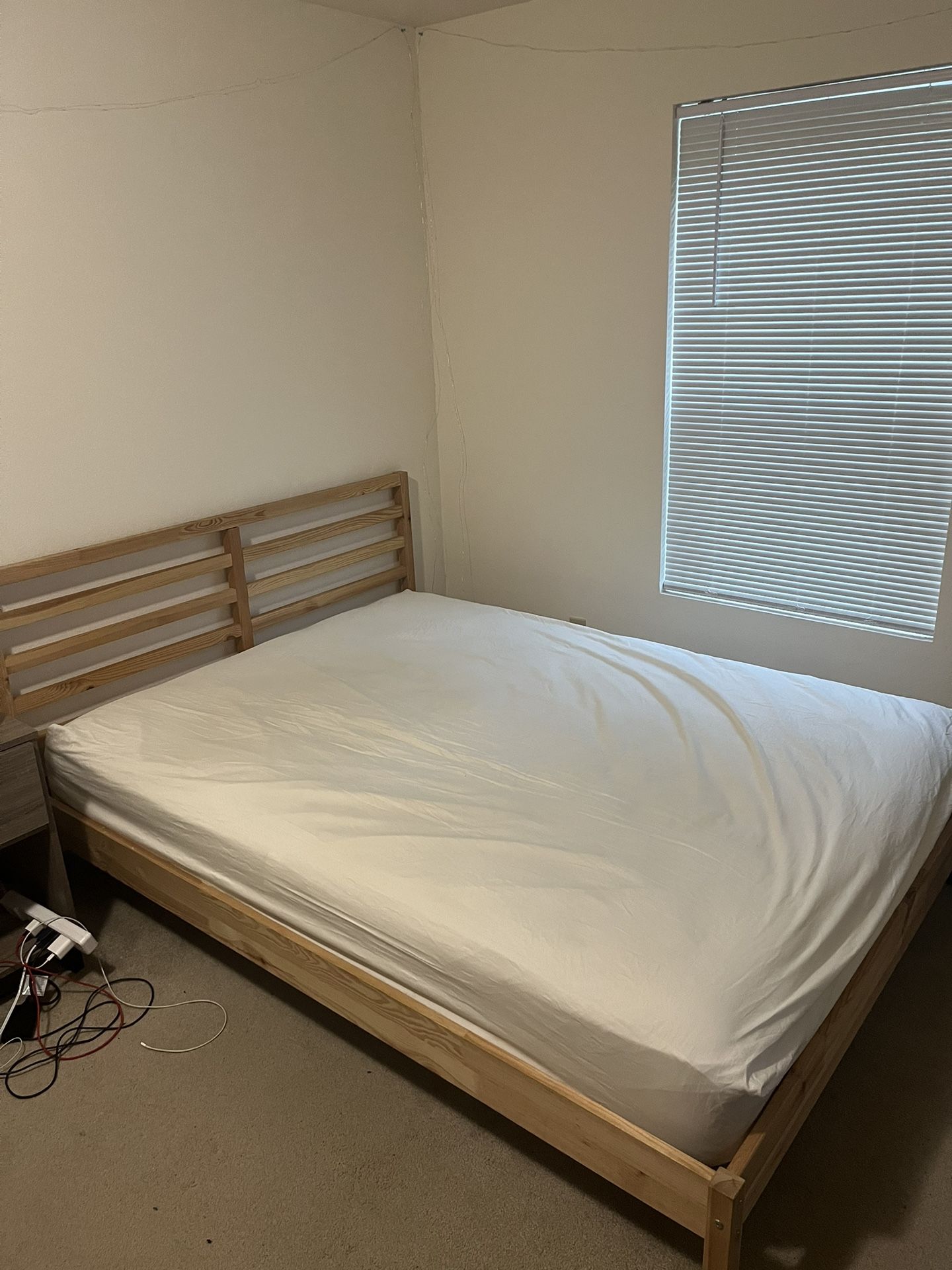IKEA Queen Bed Frame And Queen Mattress for Sale in Seattle, WA OfferUp