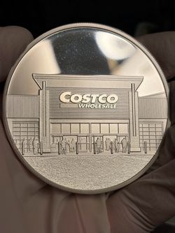 Costco 50th anniversary 5oz silver round