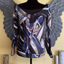 F. Avenue Off The Shoulder Longsleeve Blouse
