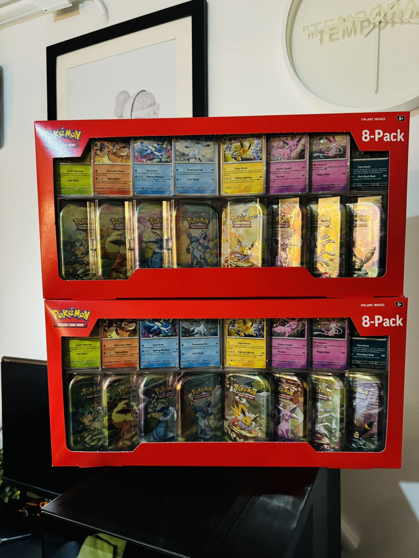Pokemon Prismatic Evolutions Mini Tins 