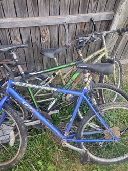 $25 for all four bikes has rust and needs innertubes