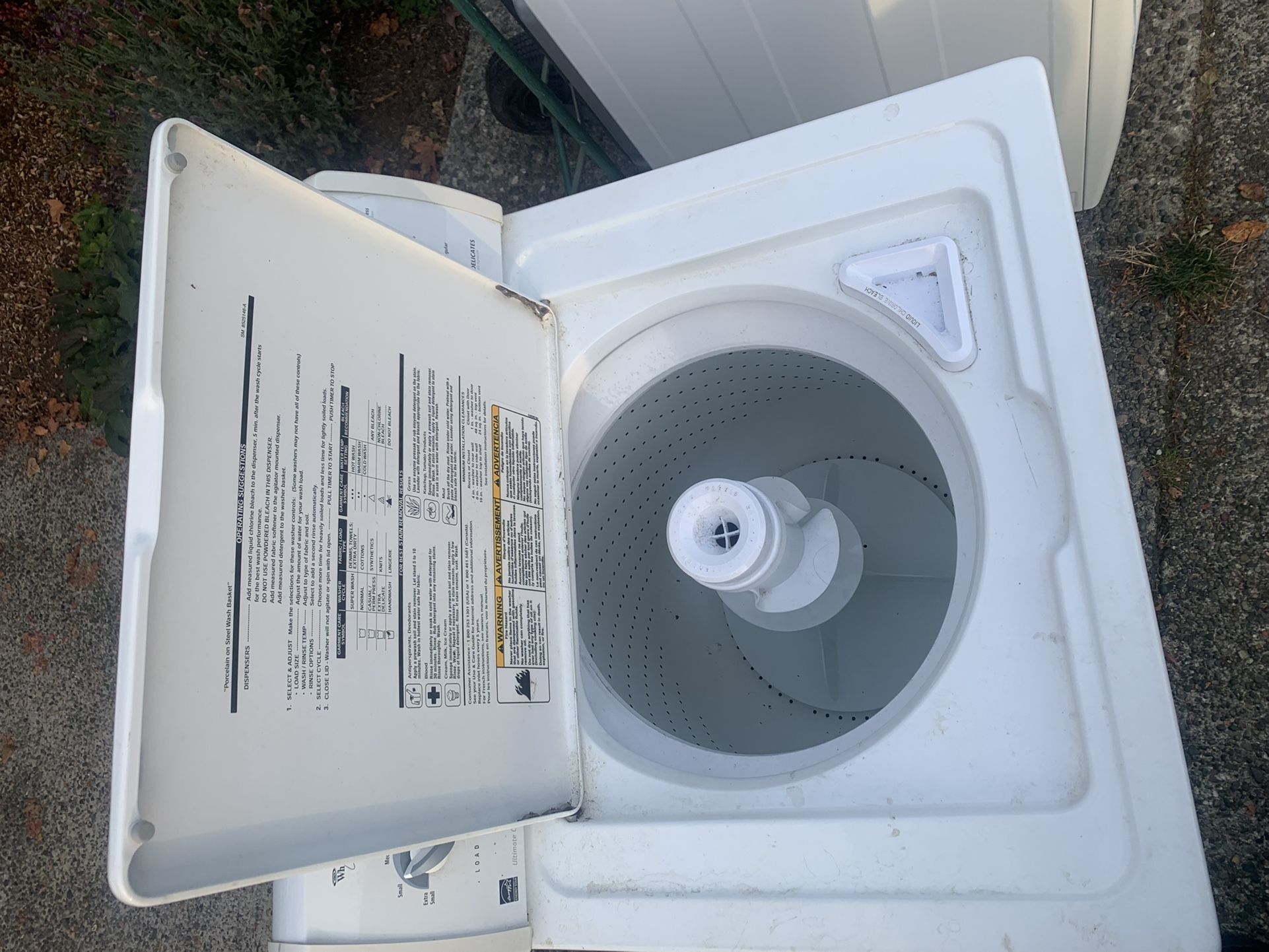 Washer And Dryer , Good Condition , Both Works Good , 99 Each for Sale in Redmond, WA OfferUp