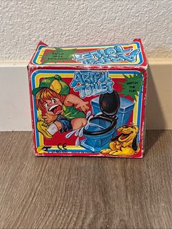 Vintage artful toilet toy