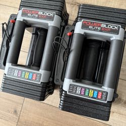 PowerBlock 50lb Adjustable Dumbbells