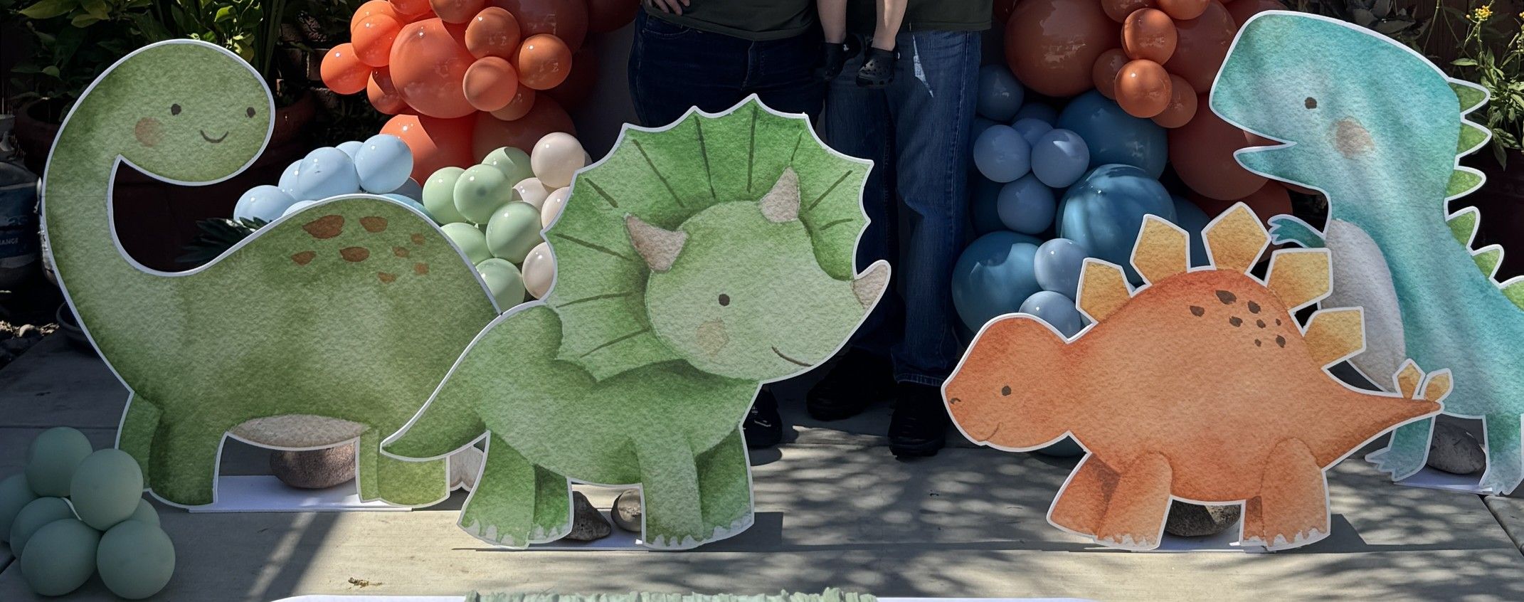 Dino Cutout Props