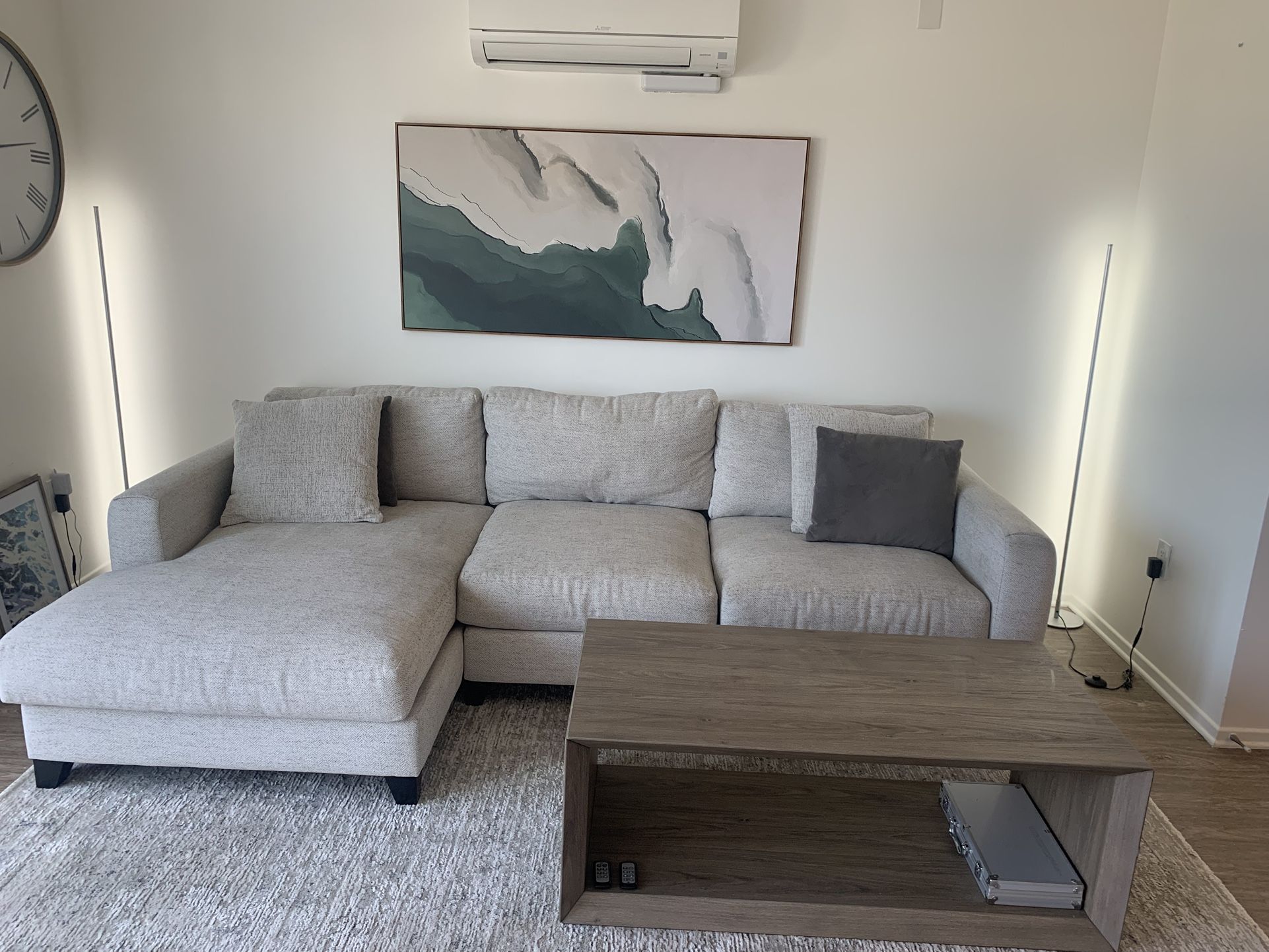 Grey Sectional Couch