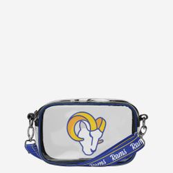 Los Angeles Rams Team Stripe Clear Crossbody Bag