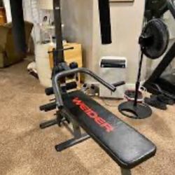 Home Gym System with Resistance Bands- SpaceSaver-Folds