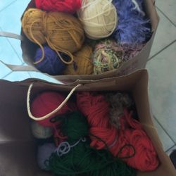 Bags Of Knitting Yarn!  