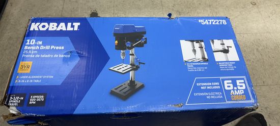 Kobalt 10 Inch Bench Drill Press