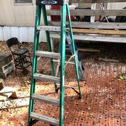 Green 6FT Werner Ladder