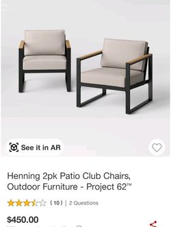 2pk Patio Chairs