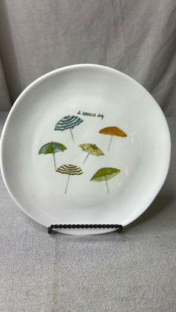 Rae Dunn French Sketch Boutique Salad Plate