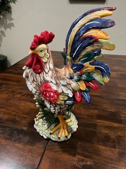 Ceramic Rooster Centerpiece/Decor