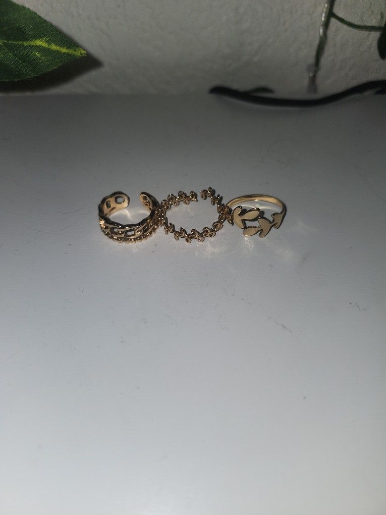 3 pack adjustable rings