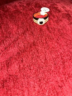 Hermosa Anillo De Hombre De Oro Laminado