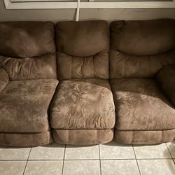 Reclining Sofa and Loveseat 