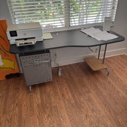 2 Office Desks + Chairs