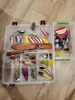 Assorted fishing tackle and equipment
