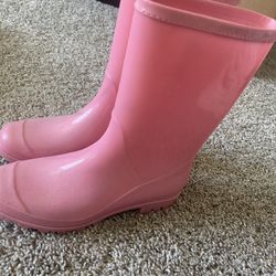 Pink Rain Boots