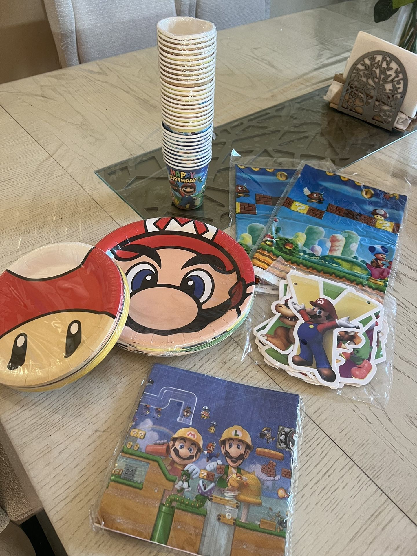 Super Mario Birthday Supplies New