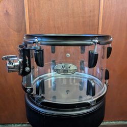 Pearl Crystal Beat Clear Acrylic 12x8" Drum Tom 
