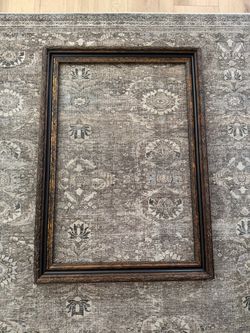 Ornate Wood Picture Frame (two chipped parts)