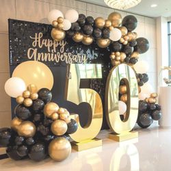 Large Acrylic Mirror Number: 3.6ft Marquee Party Decor