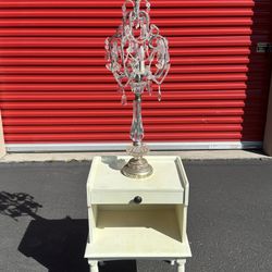 End Table And Lamp