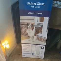 Large Glass Doggie Door 