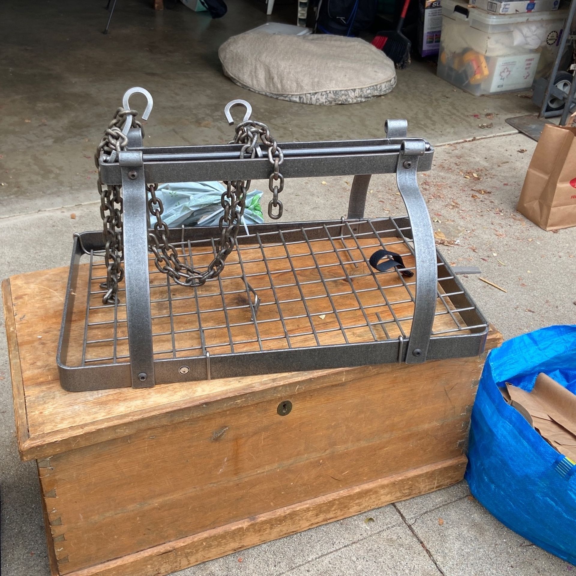 Restoration Hardware Pot Rack
