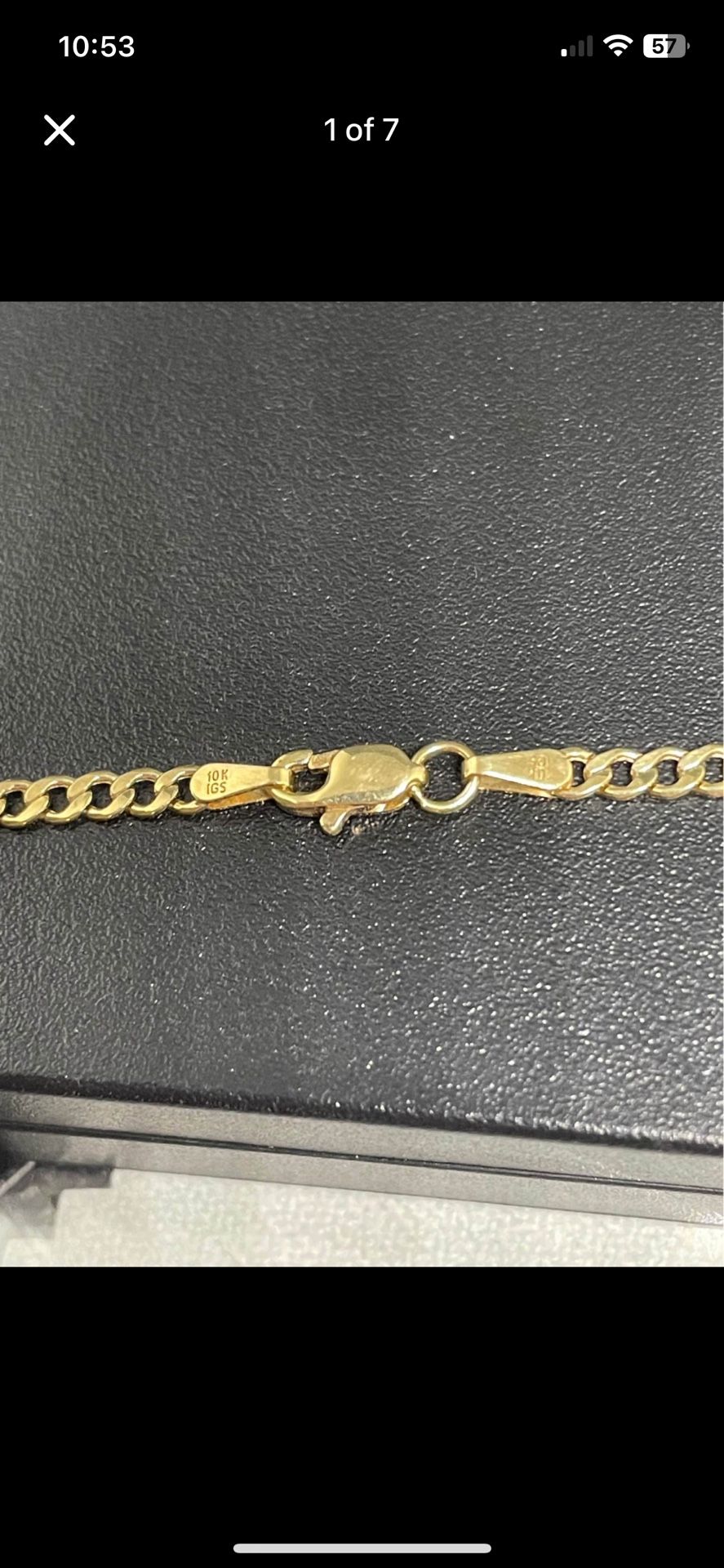10k Gold Anklet 10’’