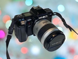 Minolta Maxxum 7000 35mm Film Camera + 2 Lenses – $75 Cash (Garden Grove)