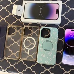 Unlocked iPhone 14 Pro 128gb Purple Any Carrier 