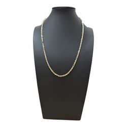 22” 3.5MM 14K Two Tone Milano Necklace