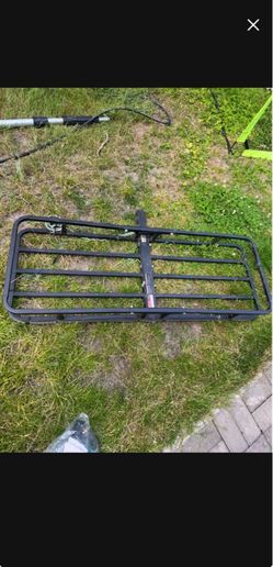 capacity steel hitch cargo carrier