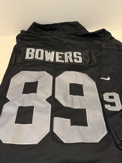 Brock Bowers #89 Las Vegas Raiders Jersey – Black/Silver – Adult Size – NWOT