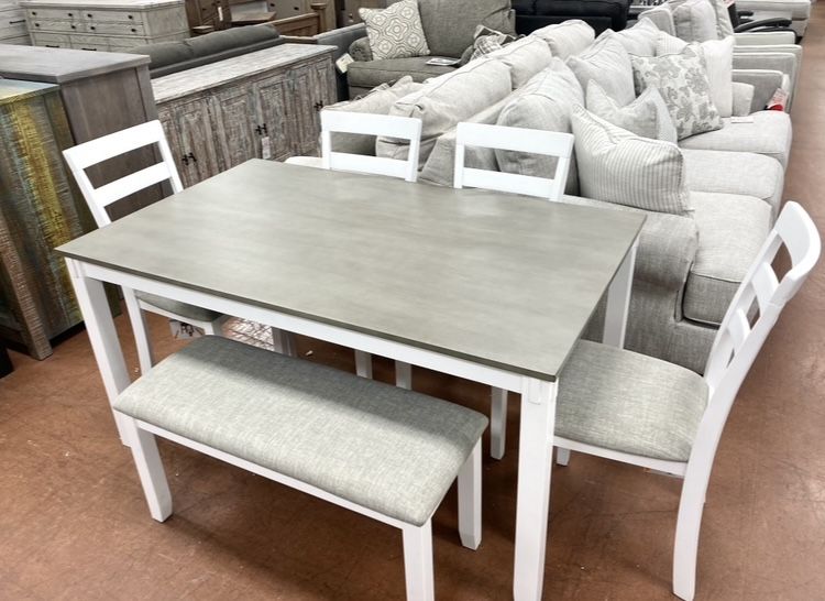 New Table / 4 Chairs / Bench