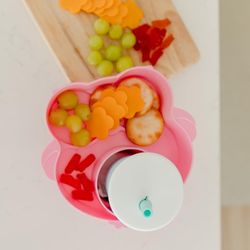 Kids Car Seat Tray Toddler Travel Tray for Car Seat, Stroller, Golf Cart Snack and Cup Holder for Food, Drinks, Toys Fits Most Car Seats Pink