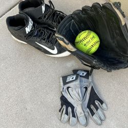 Baseball Glove And Accessories 